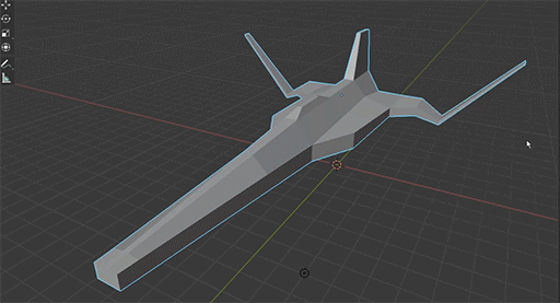 Modifier spaceship LOW POLY preview image 1